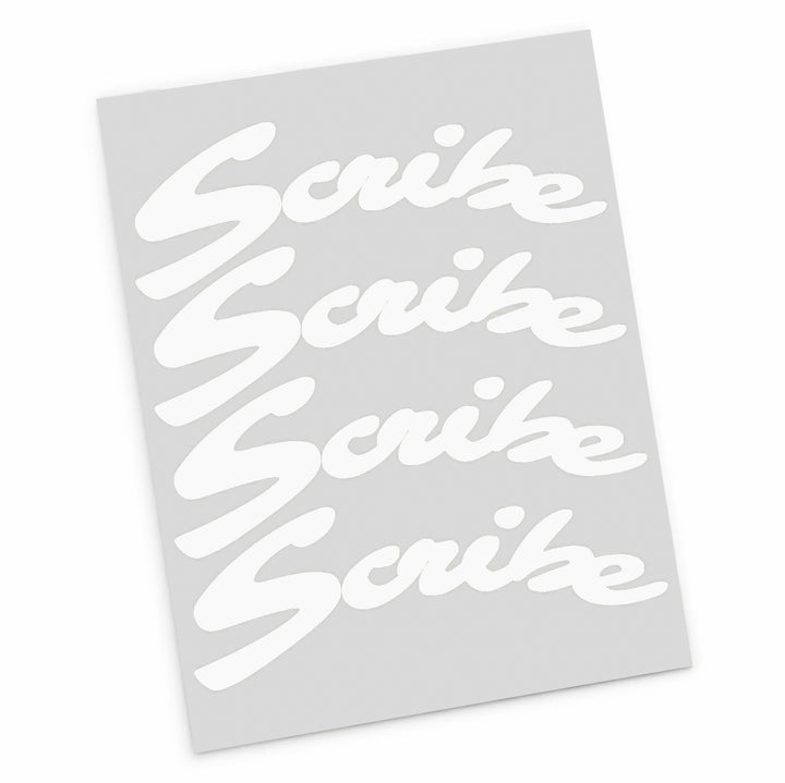Scribe White Decal Kit